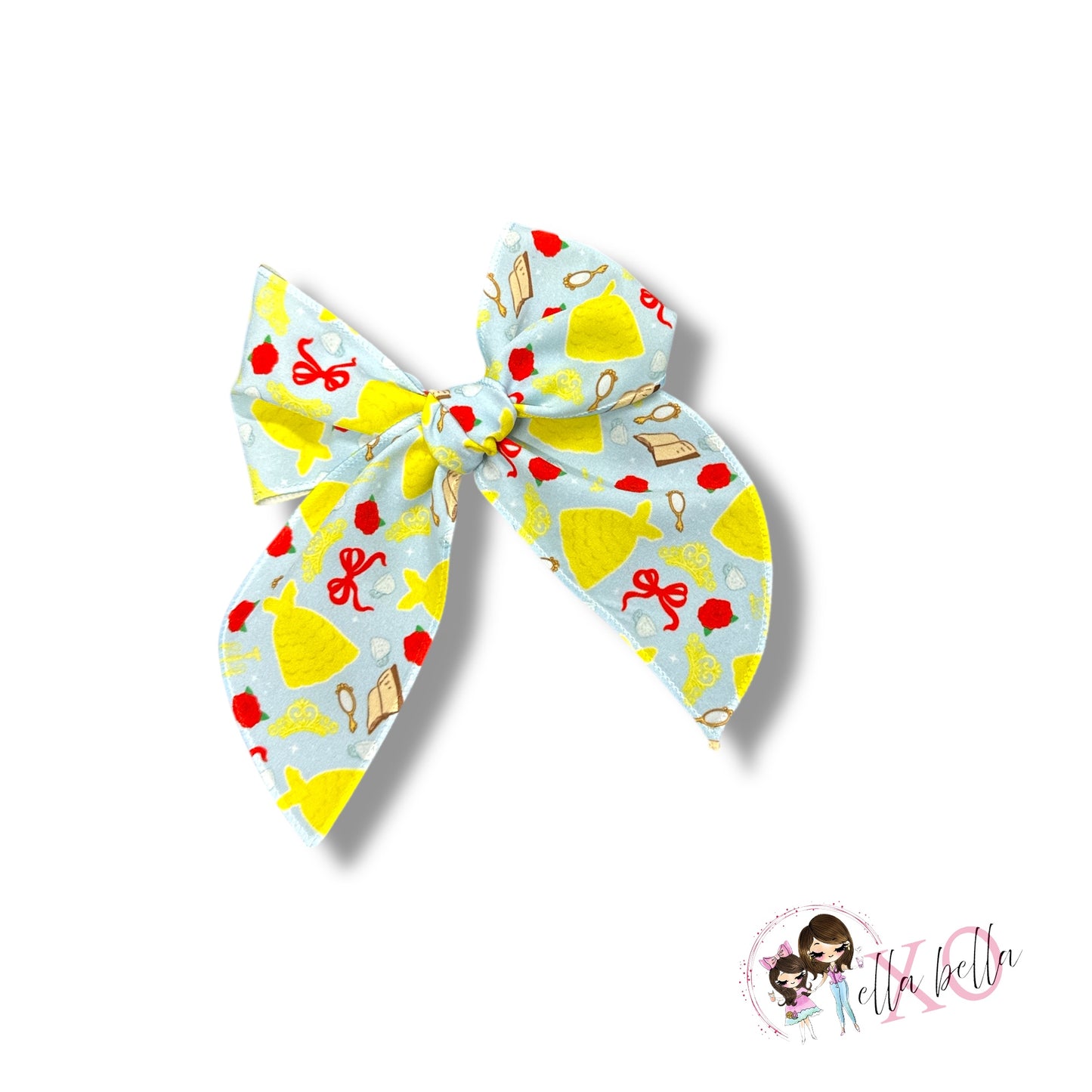 Red Rose Beauty Bow