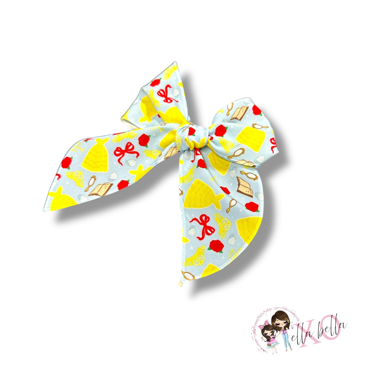 Red Rose Beauty Bow