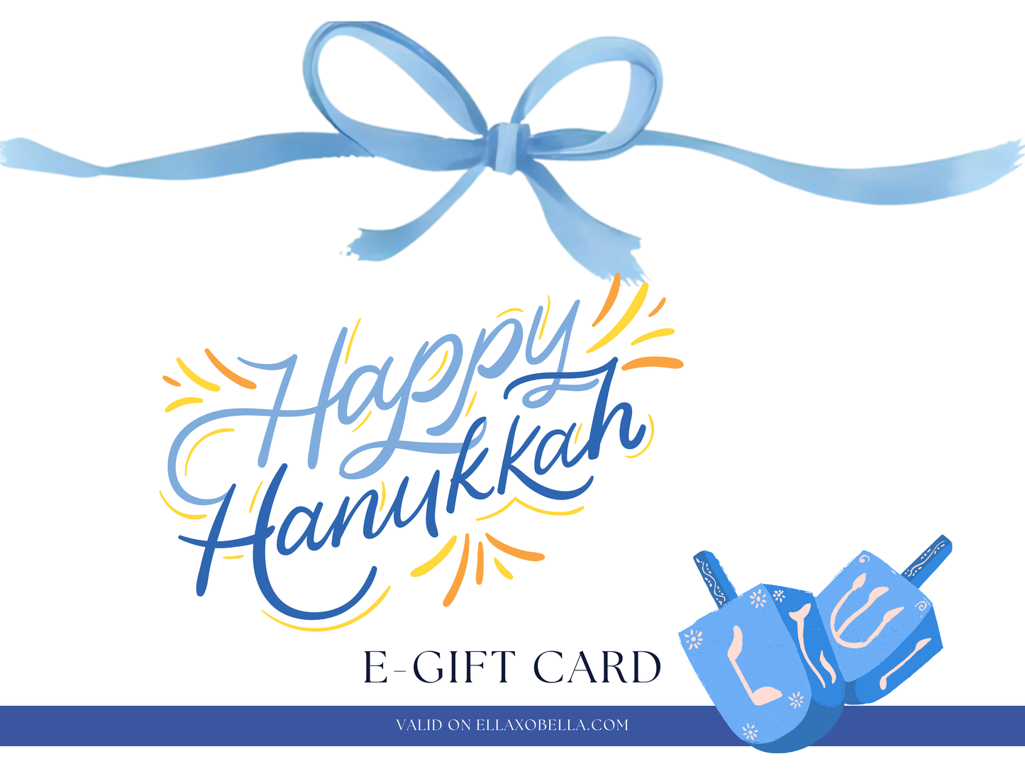 Happy Hanukkah Gift Card
