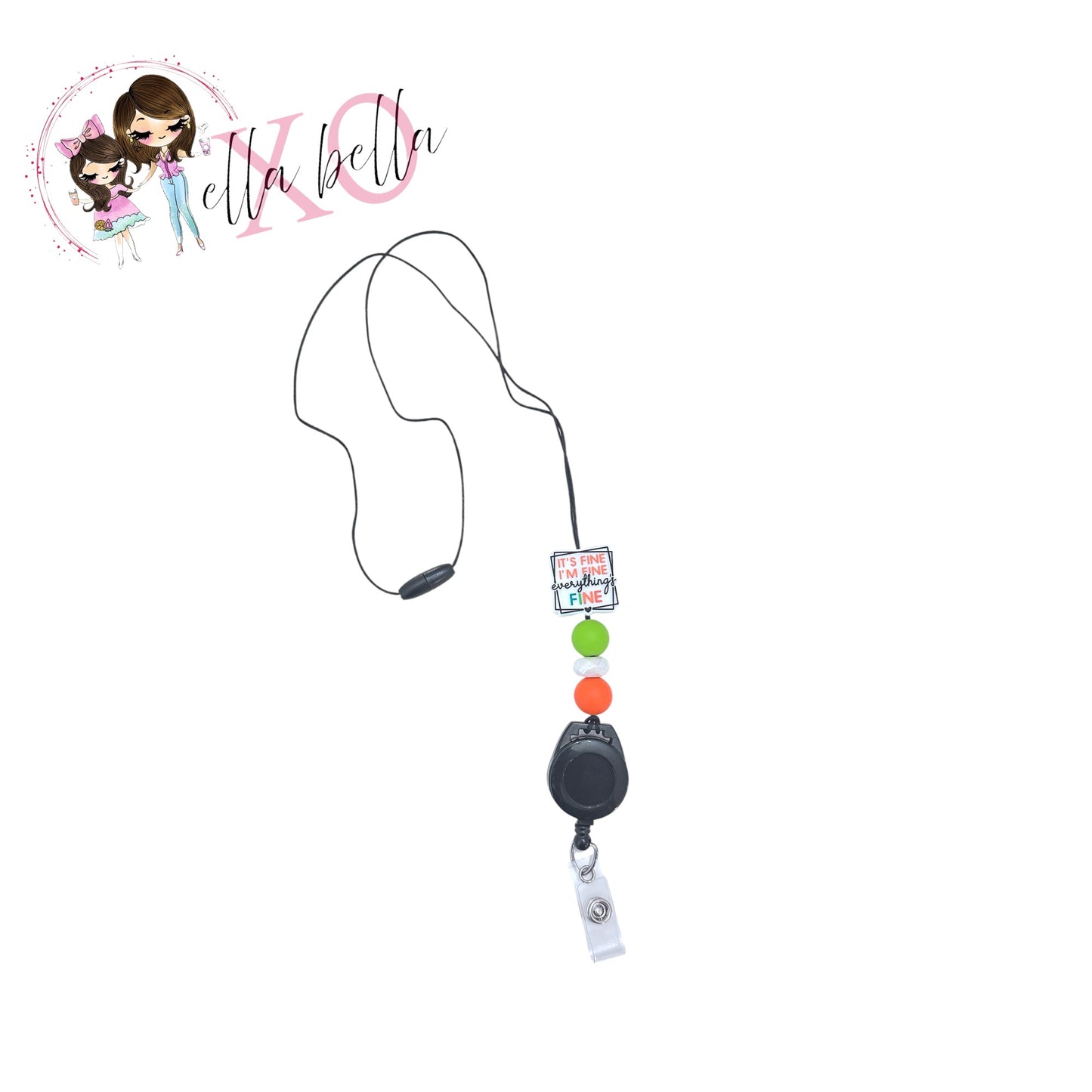 It's Fine, I'm Fine Lanyard