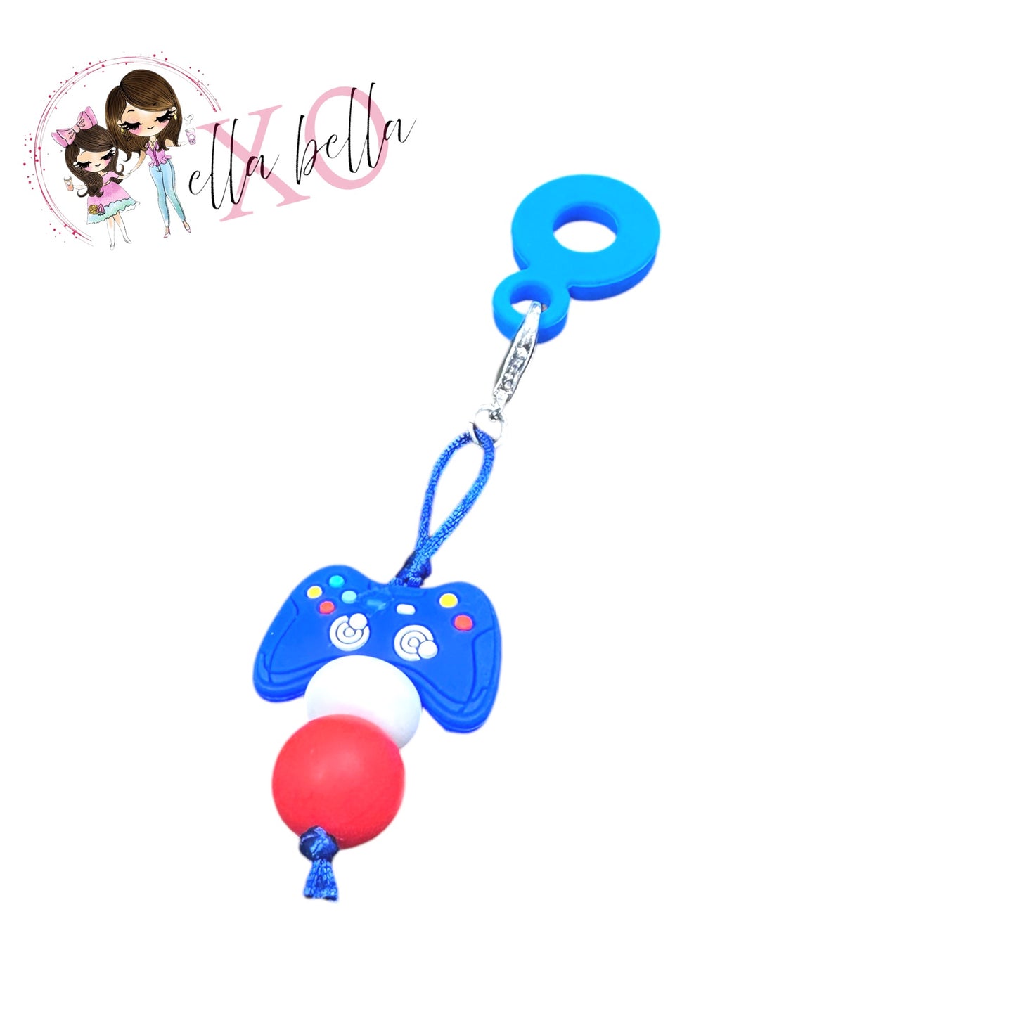 Gamer Straw Charm