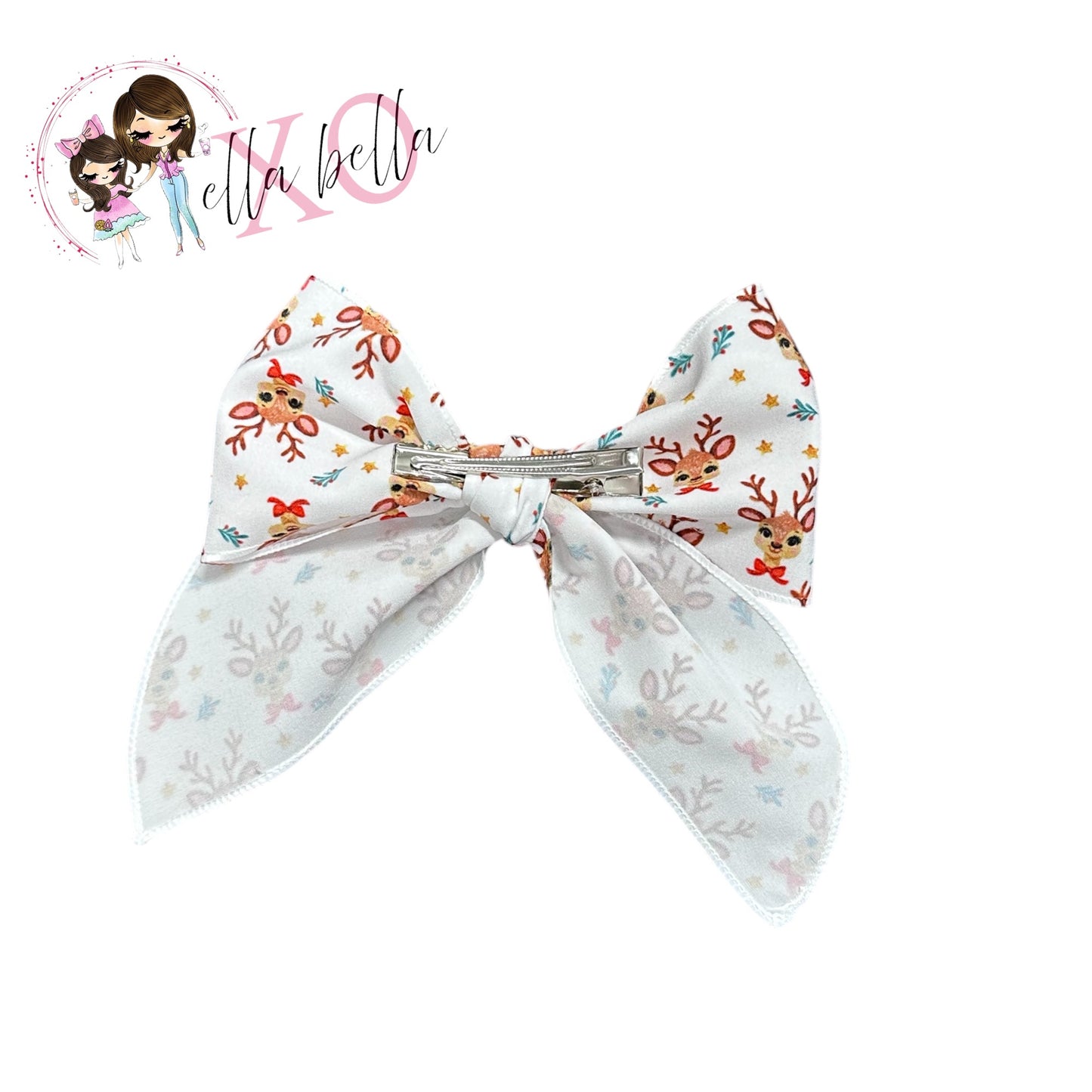 Baby Reindeer Hair Bow