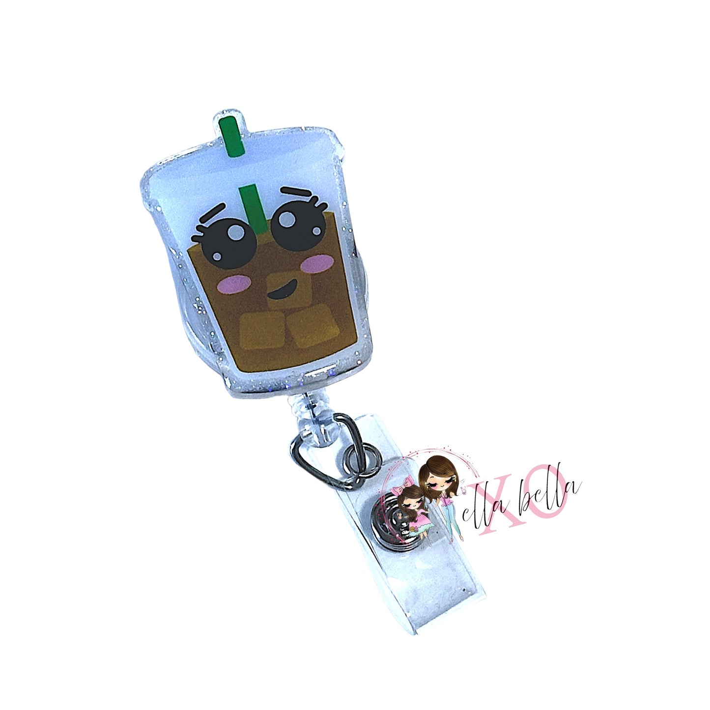 Iced Coffee Badge Reel