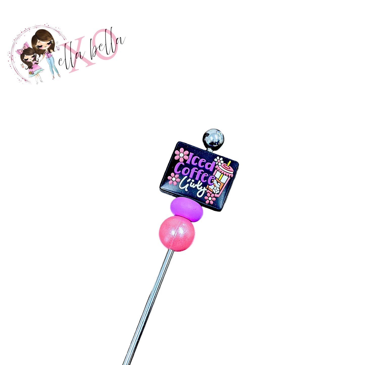 Iced Coffee Girly Drink Stirrer