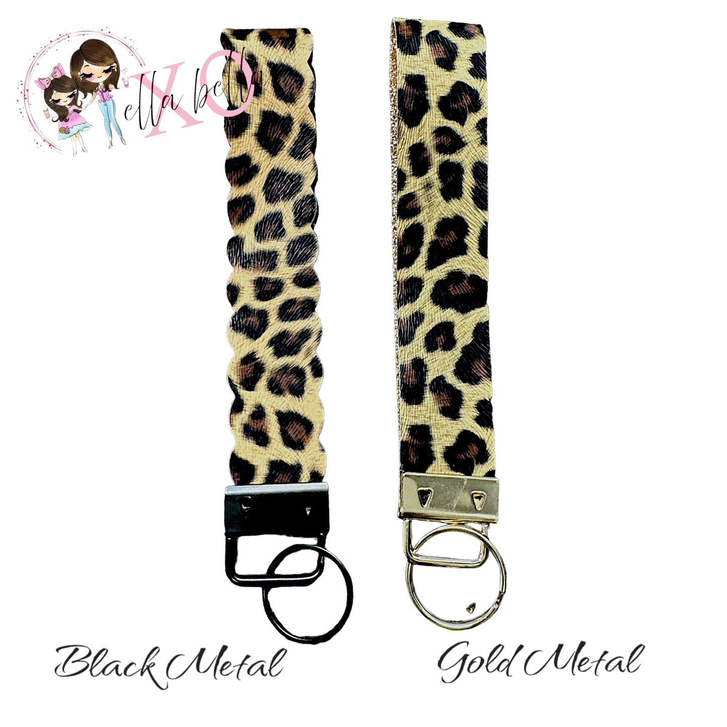 Leopard Wristlet/Keychain