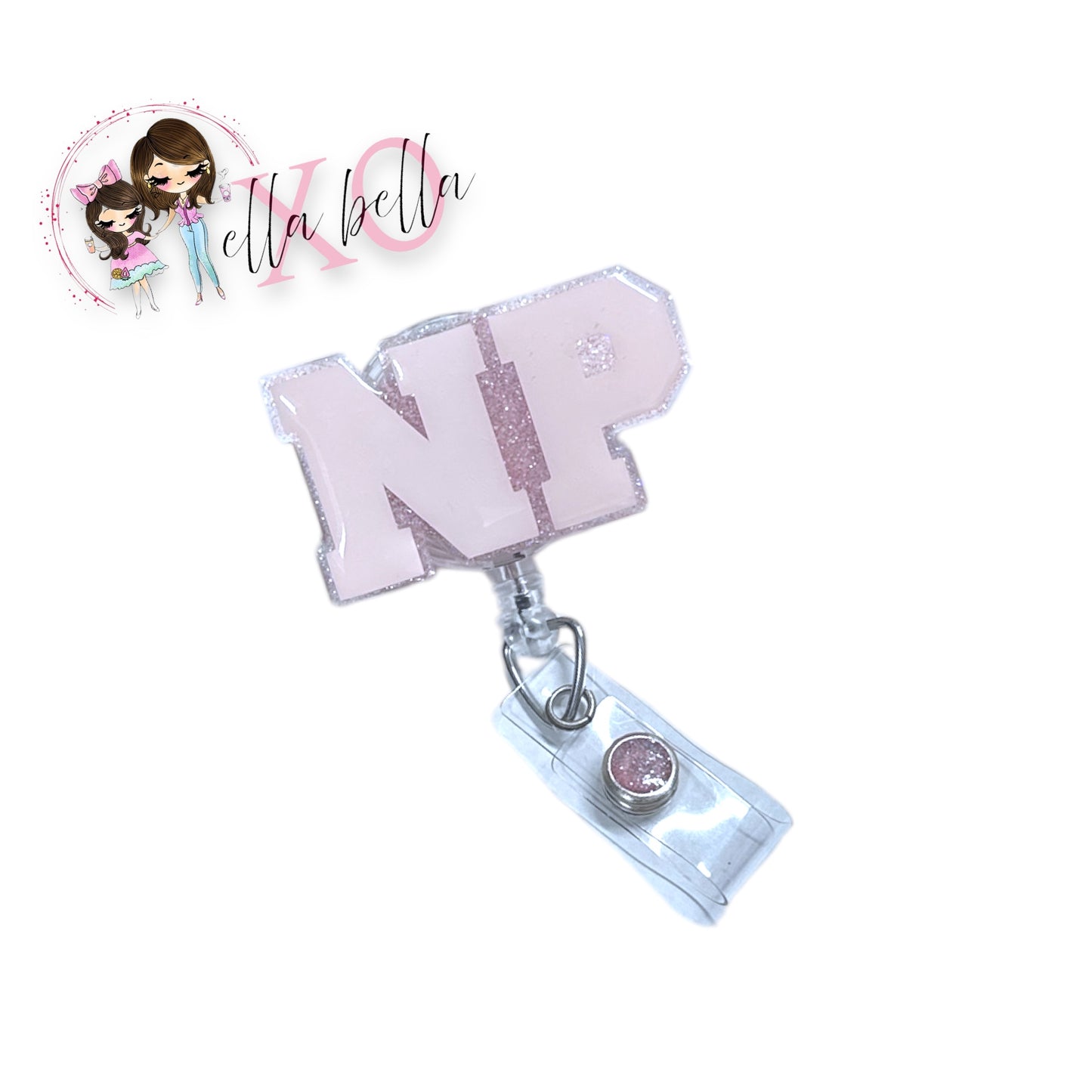 NP Pink Badge Reel