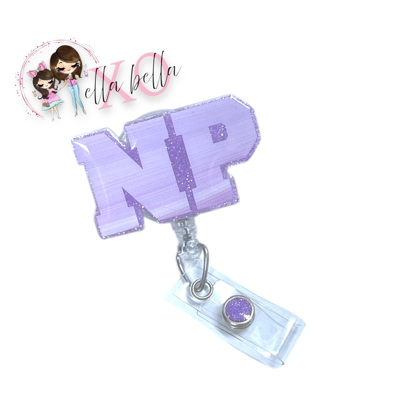 NP Brushed Purple Badge Reel