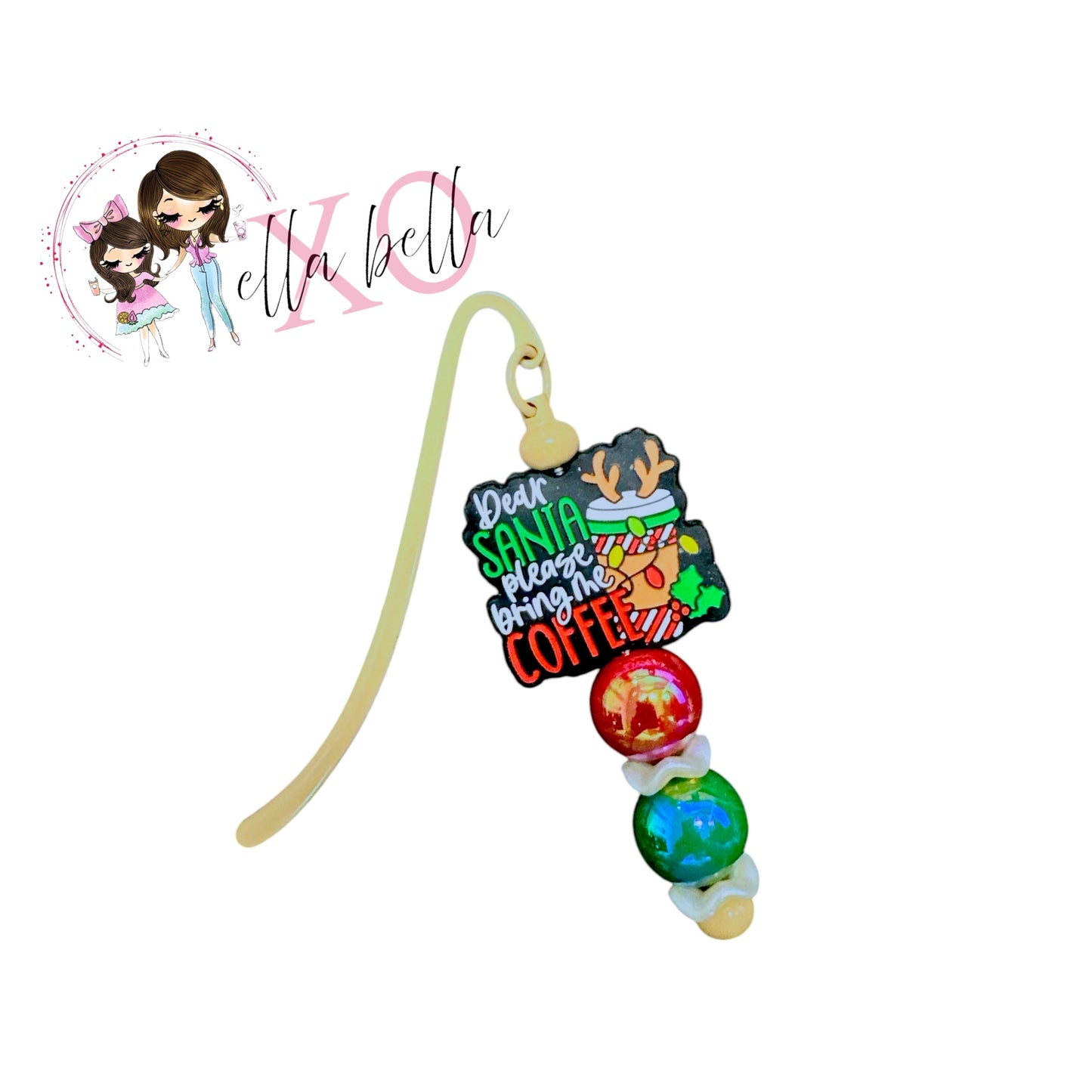 Christmas Beaded Bookmark (Copy)