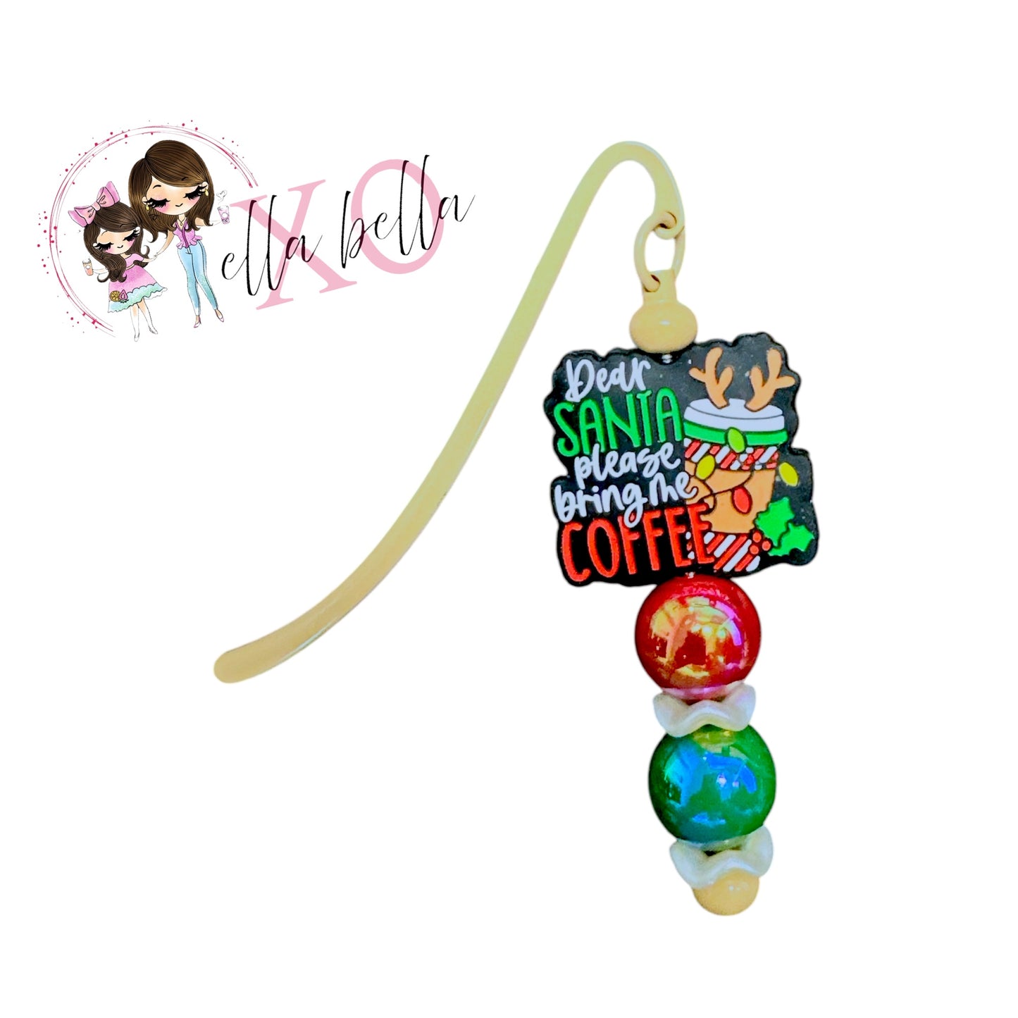 Christmas Beaded Bookmark (Copy)