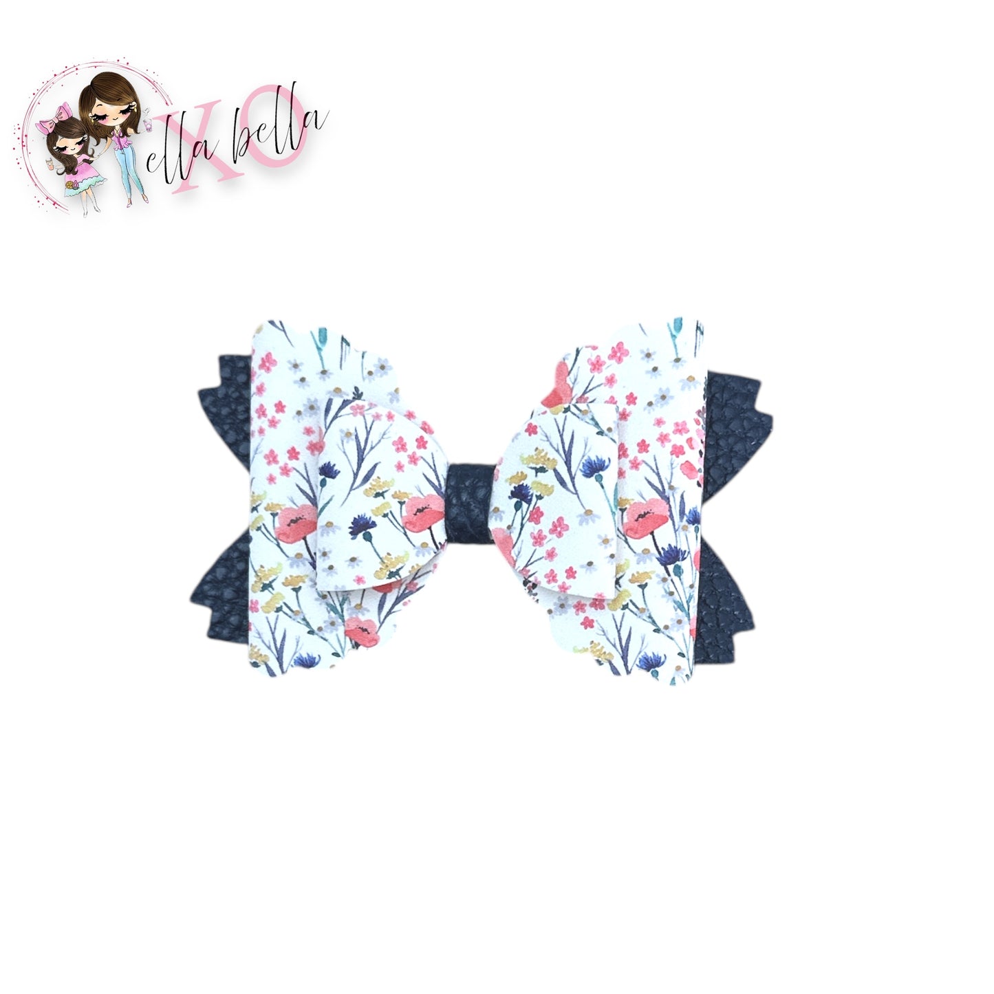 Navy Florals