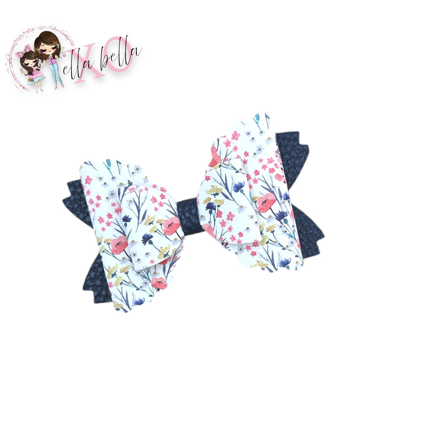 Navy Florals