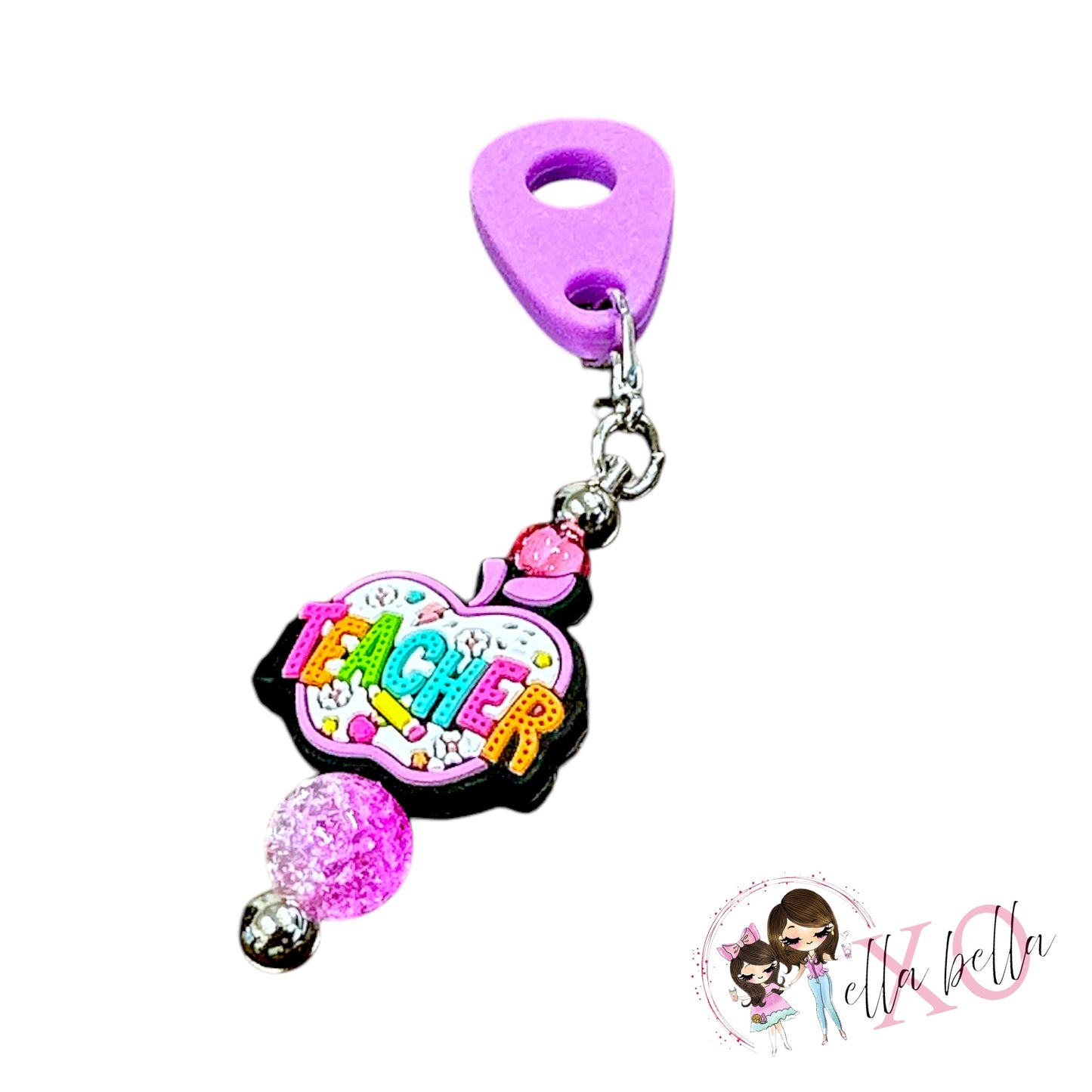 Teacher Cheetah Straw Charm