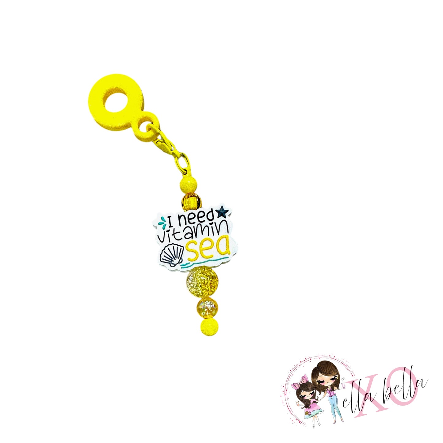 Vitamin Sea Straw Charm