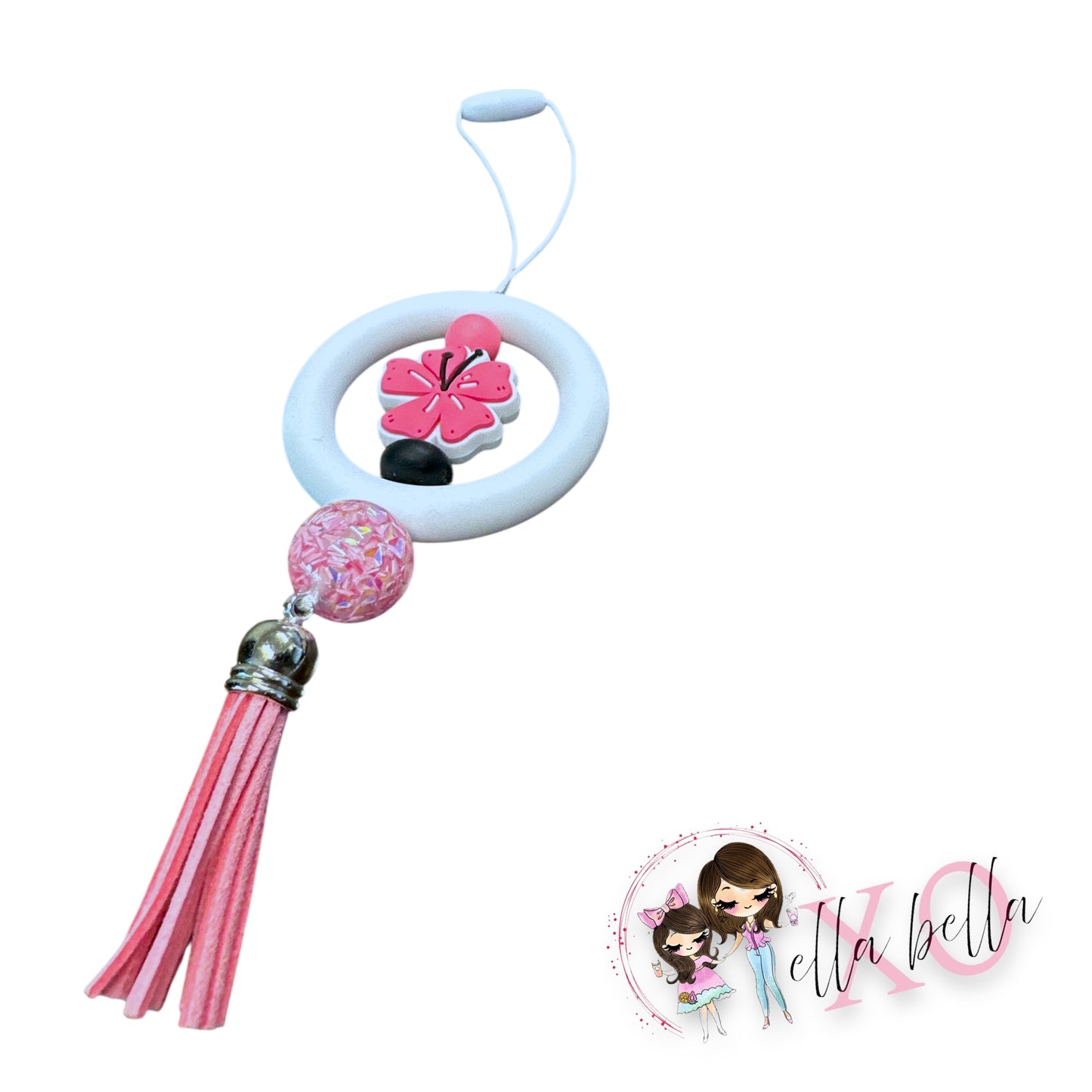 Hibiscus Car Charm