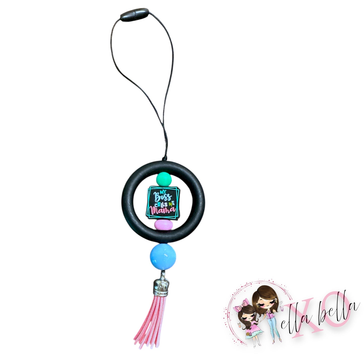 My Boss Calls Me Mama Car Charm