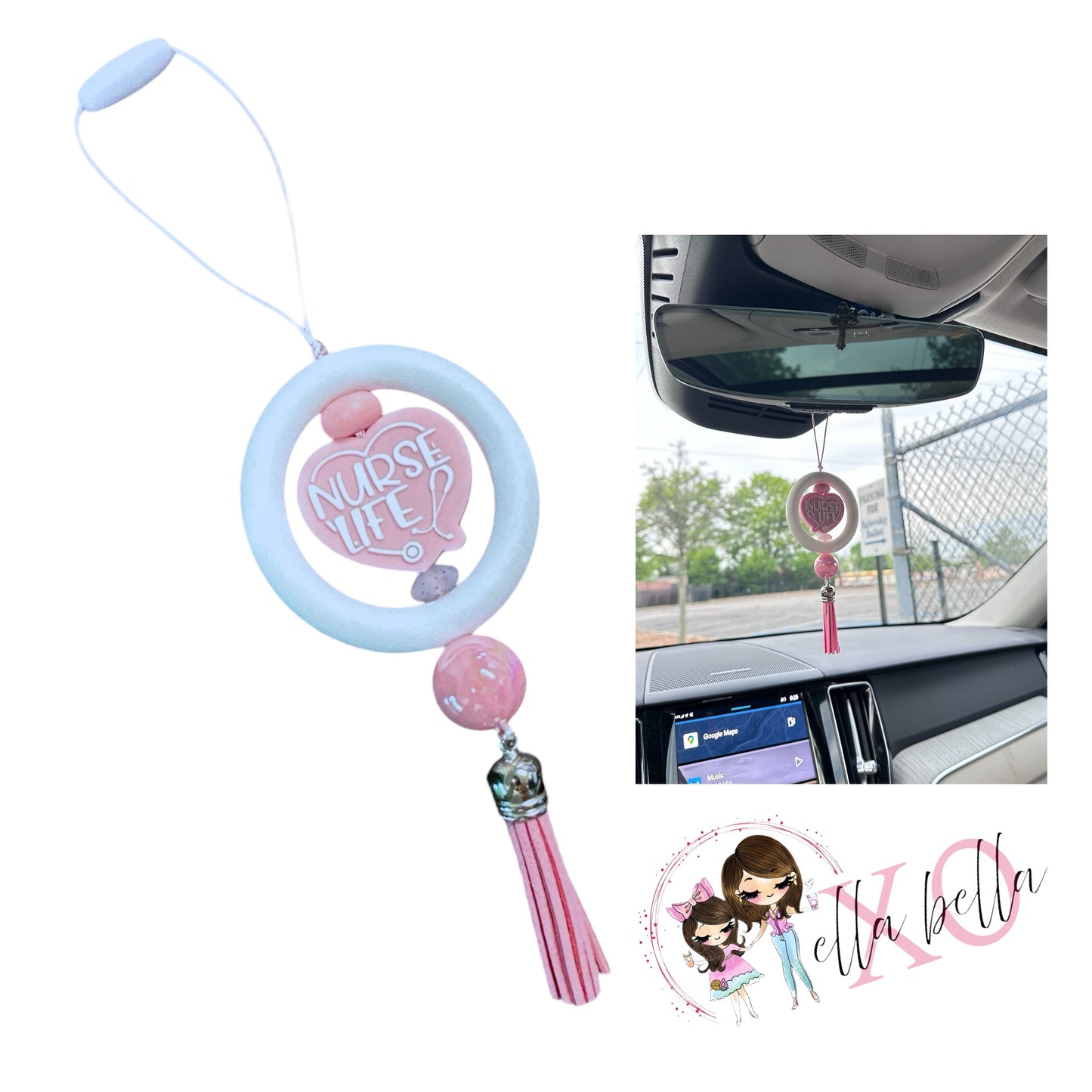 Nurse Car Charm