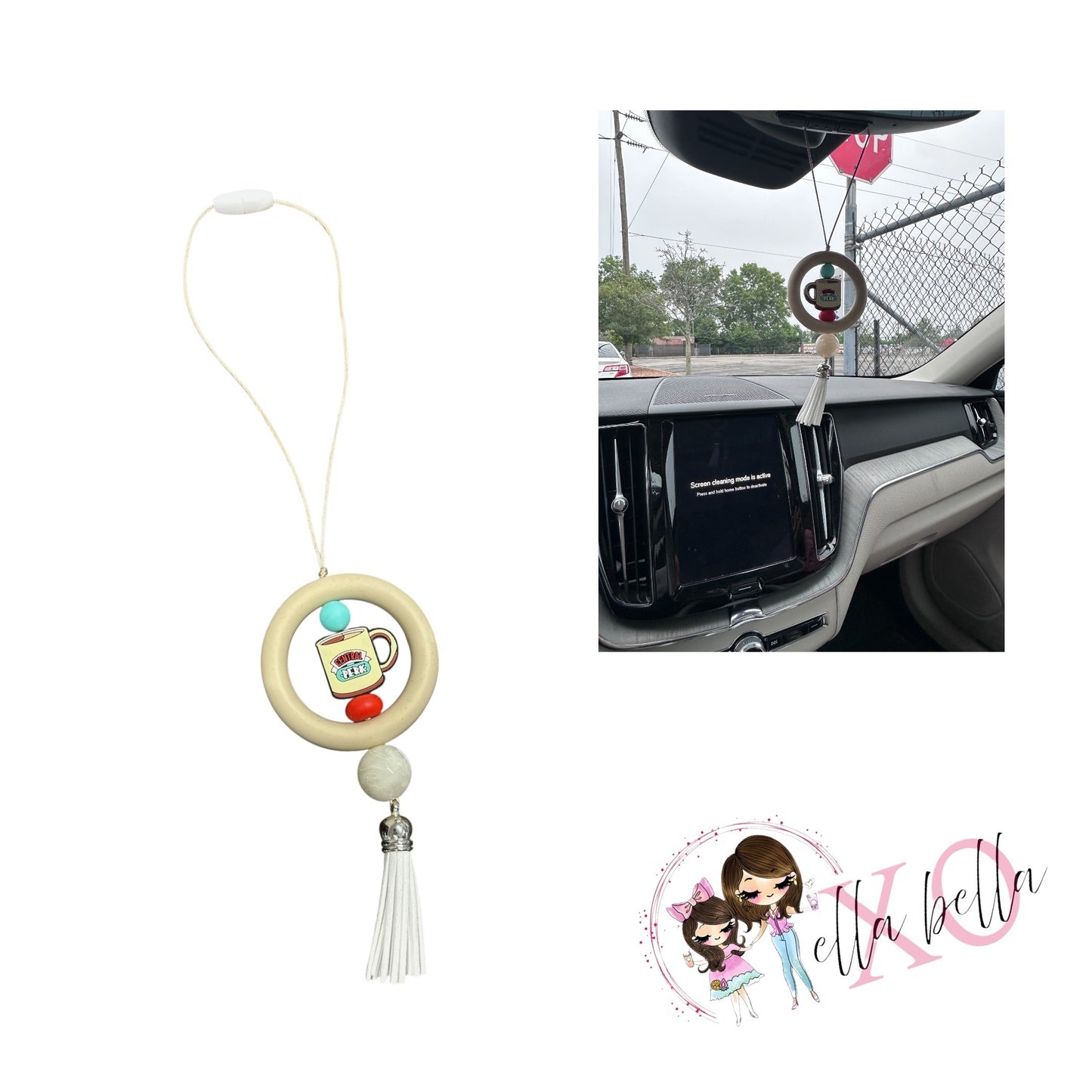 Coffee Perk Car Charm
