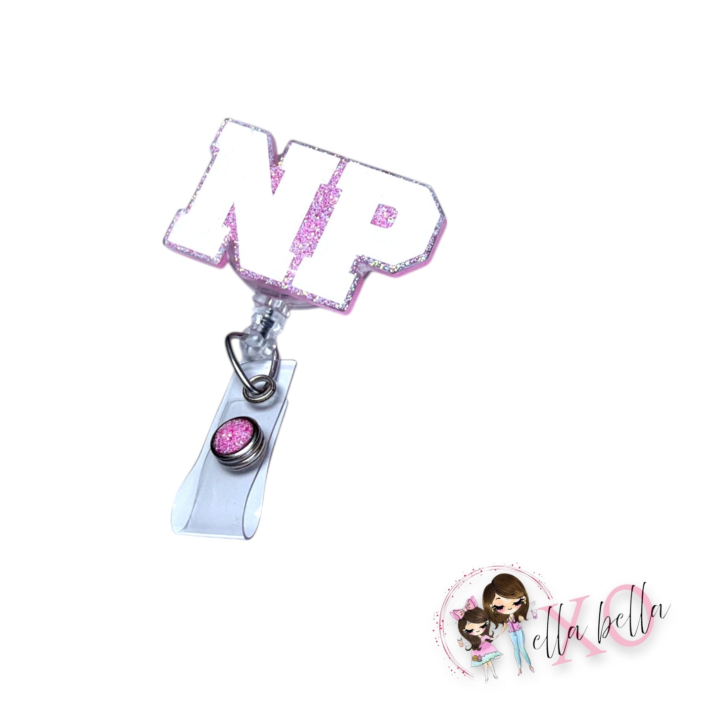 NP Pink Badge Reel