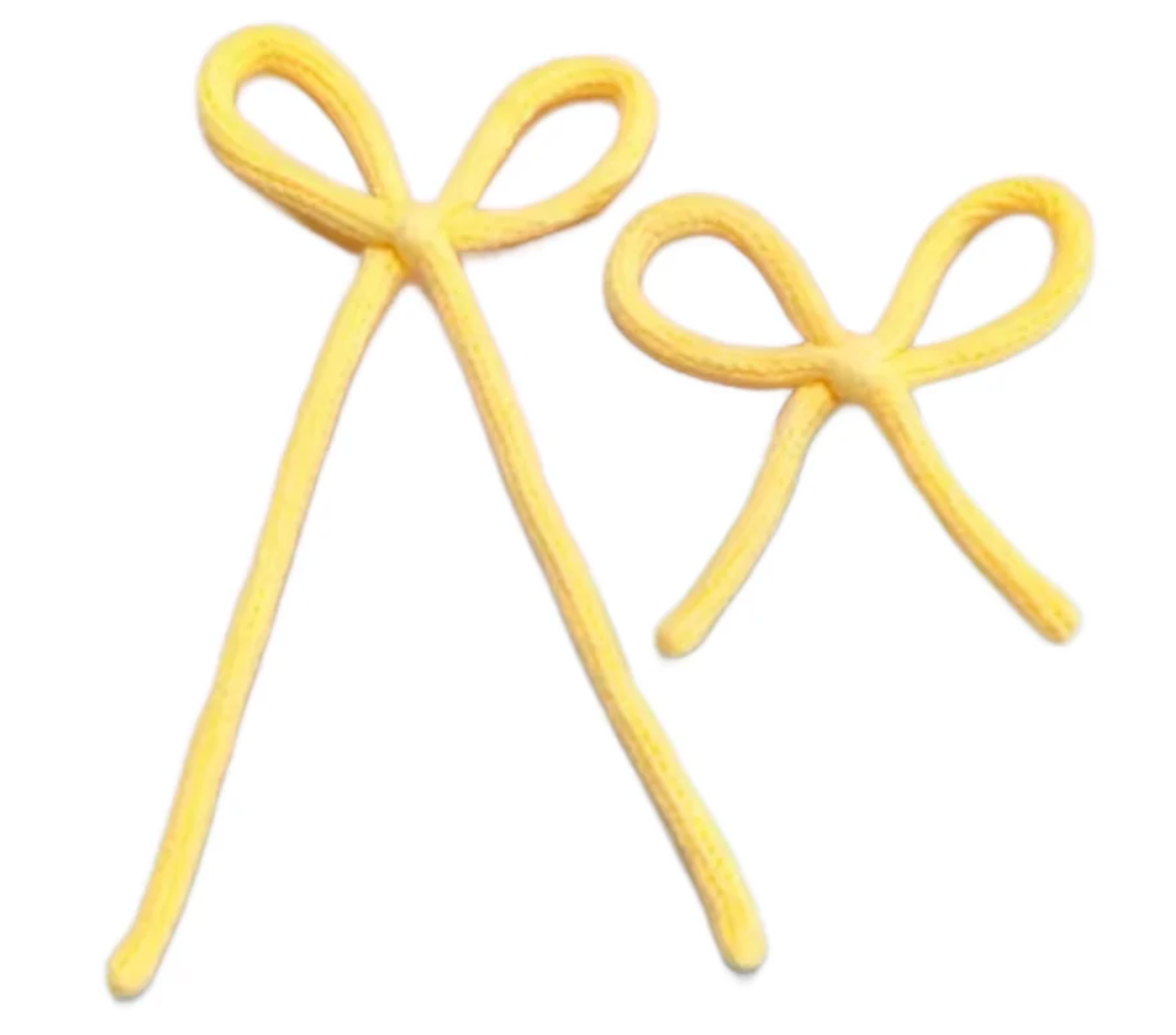 Yellow Dainty Spring Bow