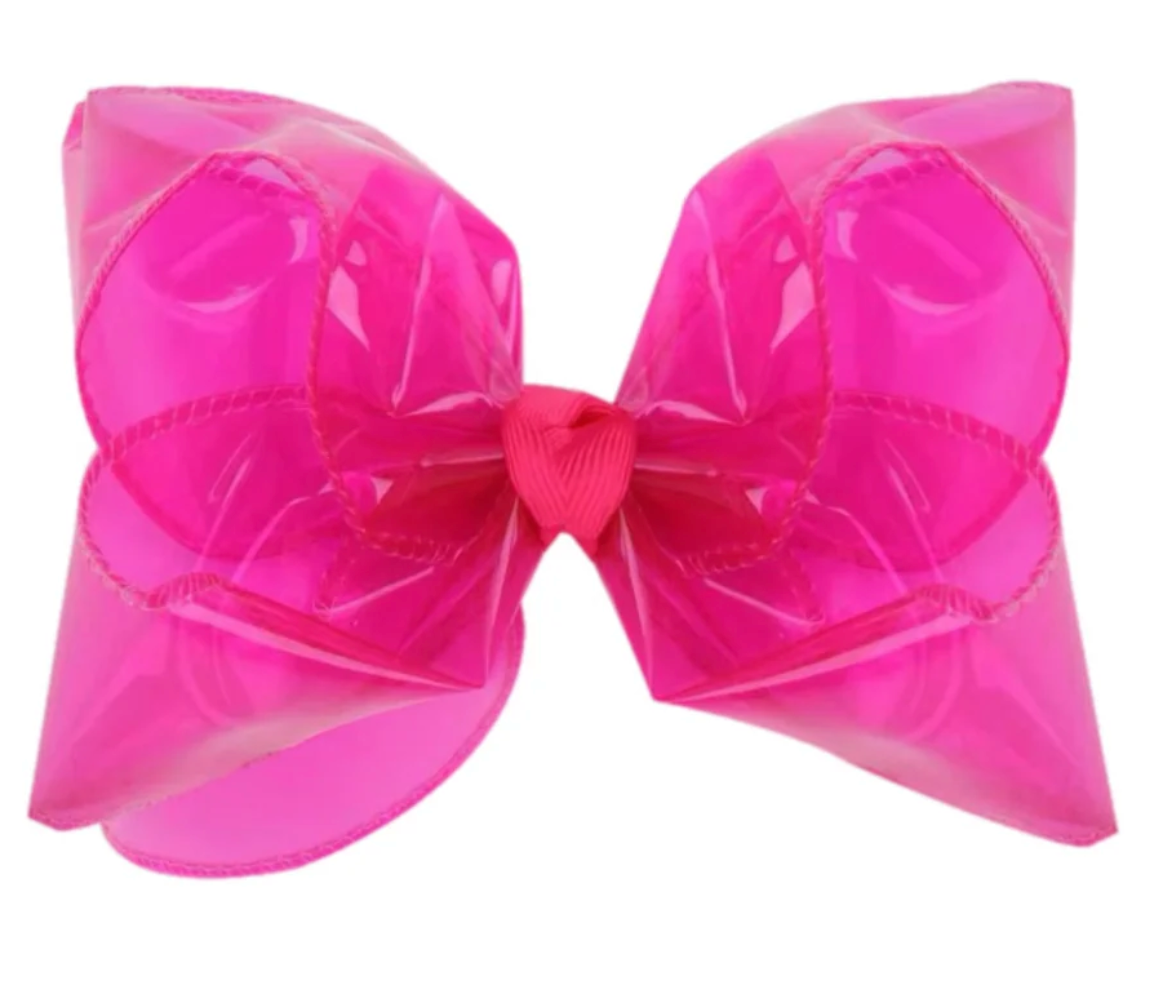 Hot Pink Ribbon Summer Bow