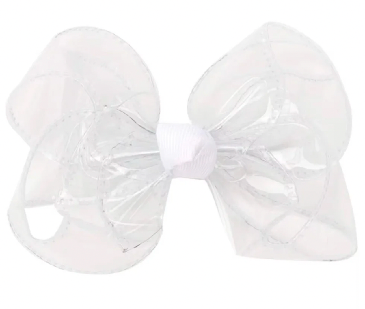 White Ribbon Summer Bow