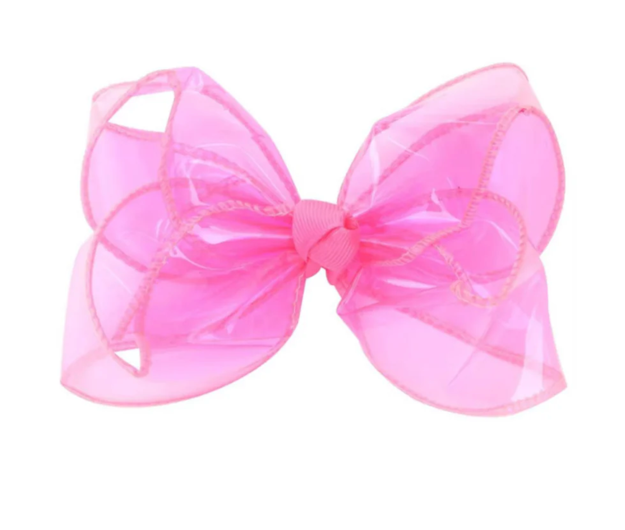 Bubble Pink Ribbon Summer Bow