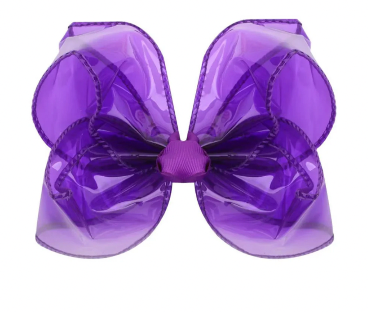Purple Ribbon Summer Bow