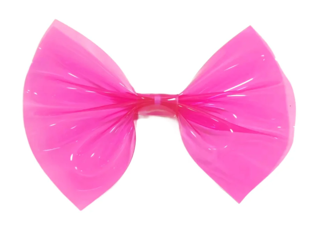 Pink Jelly Pinch Pool Bow