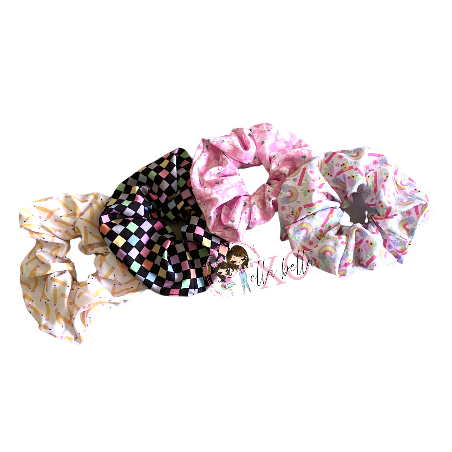 Back to School Scrunchies