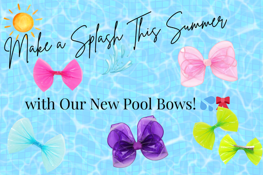 ☀️ Make a Splash This Summer with Our New Pool Bows! 💦🎀