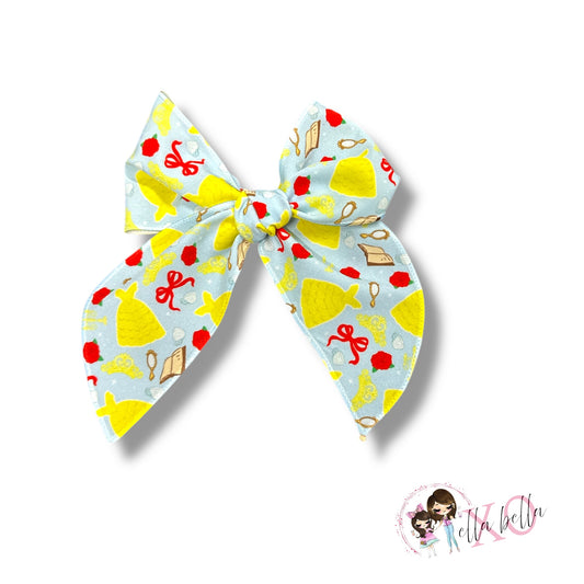 Red Rose Beauty Bow
