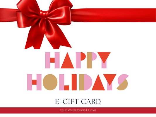 Happy Holidays Gift Card