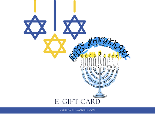 Happy Hanukkah Gift Card