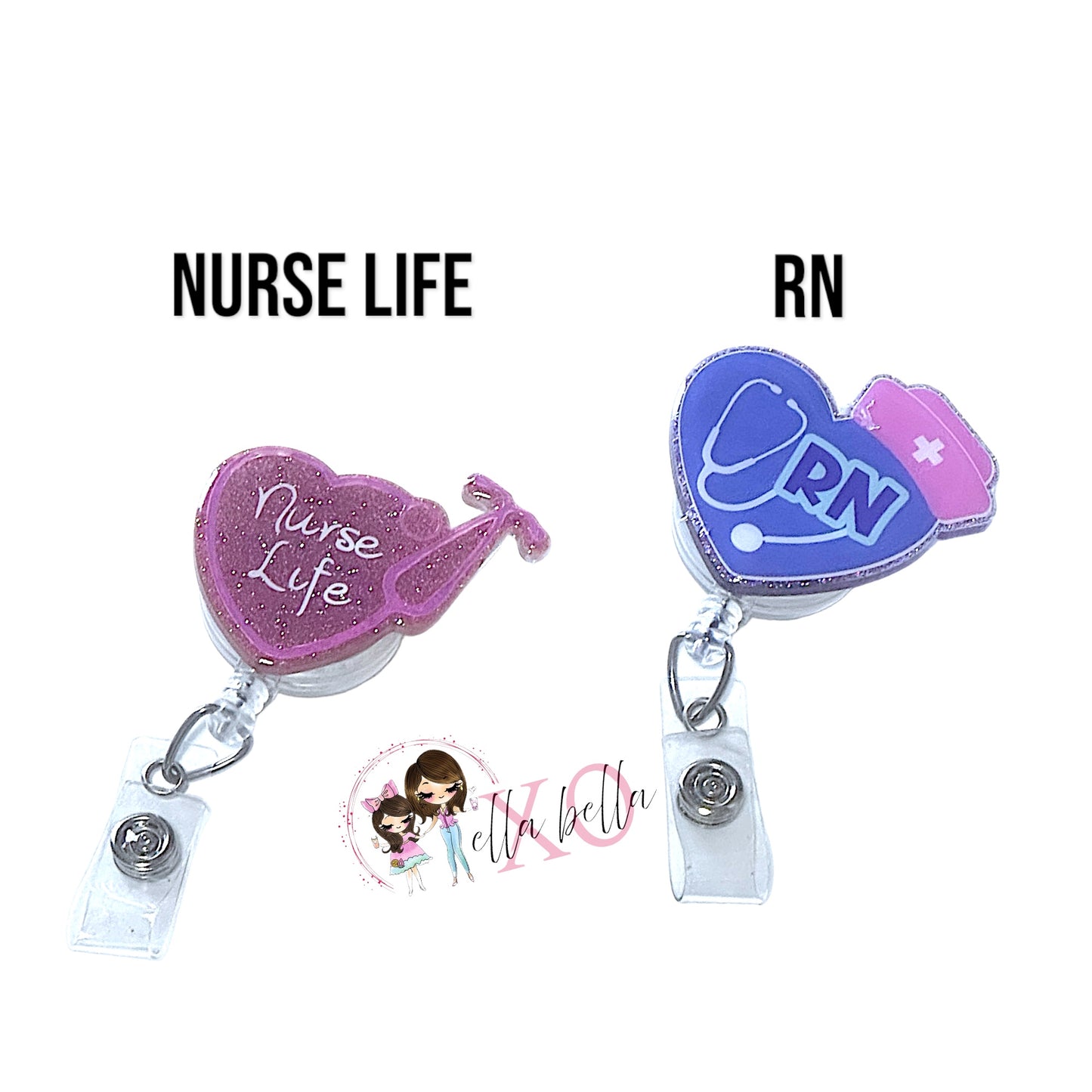 Nurse Heart Badge Reel