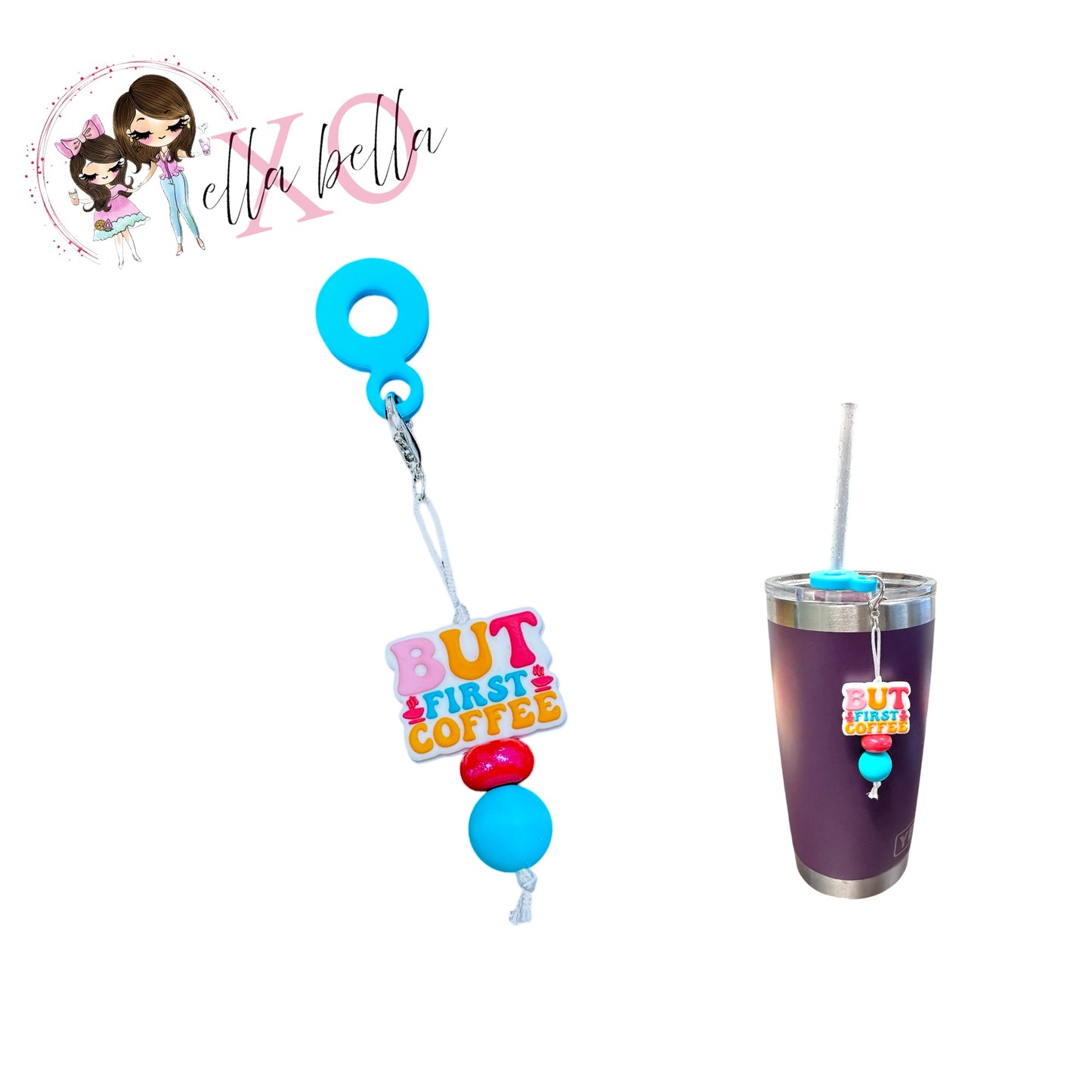 But First CoffeeStraw Charm