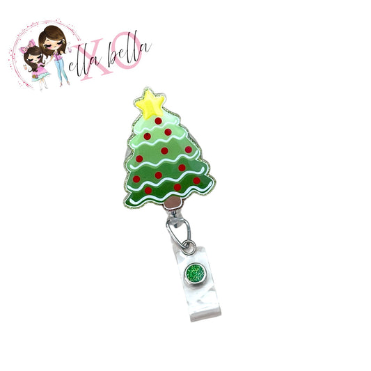 Christmas Tree Badge Reel