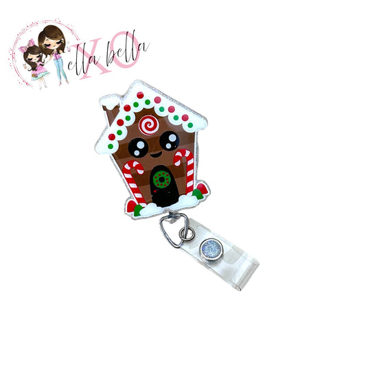 Gingerbread House Badge Reel