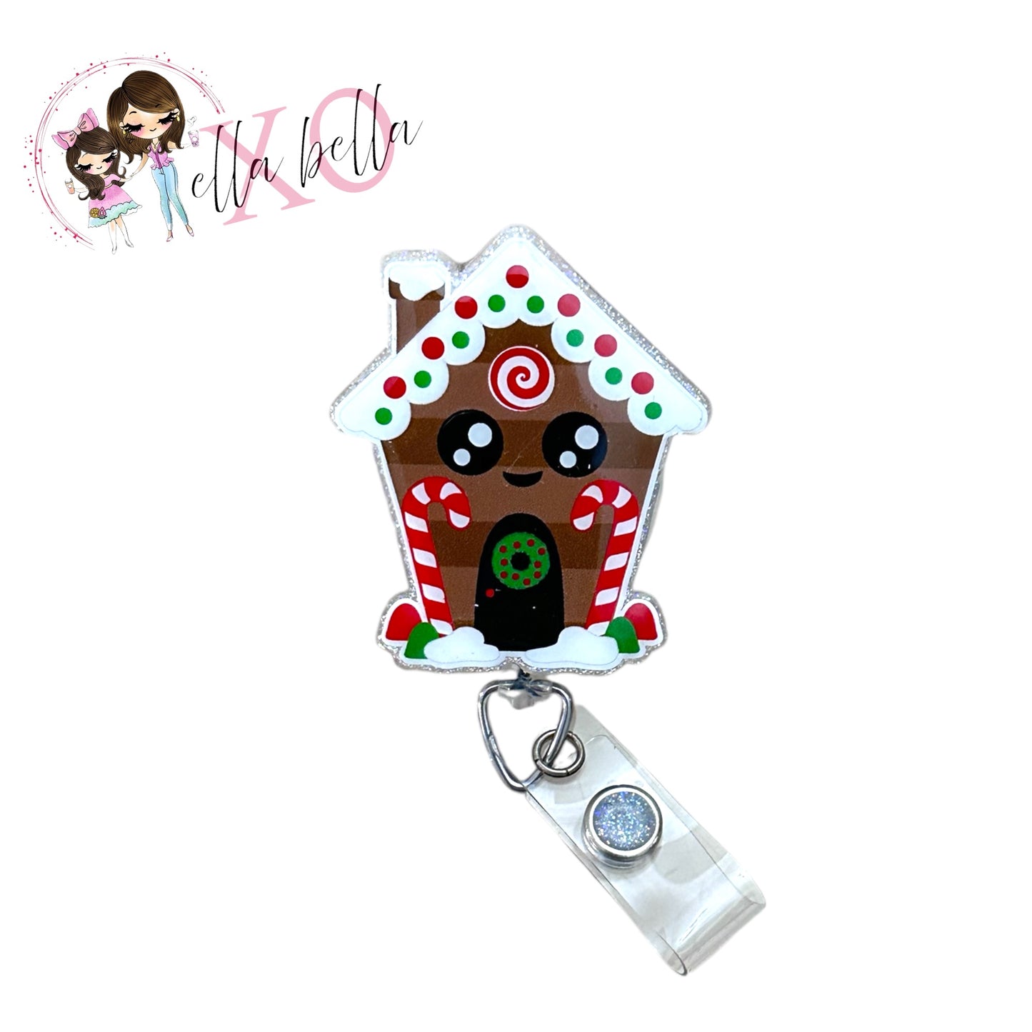 Gingerbread House Badge Reel