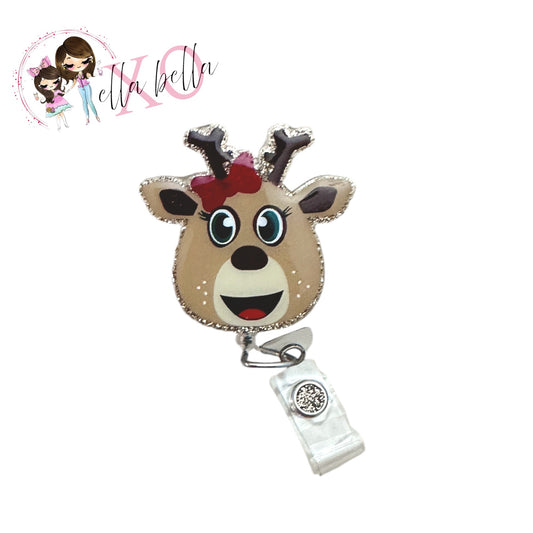 Reindeer Badge Reel