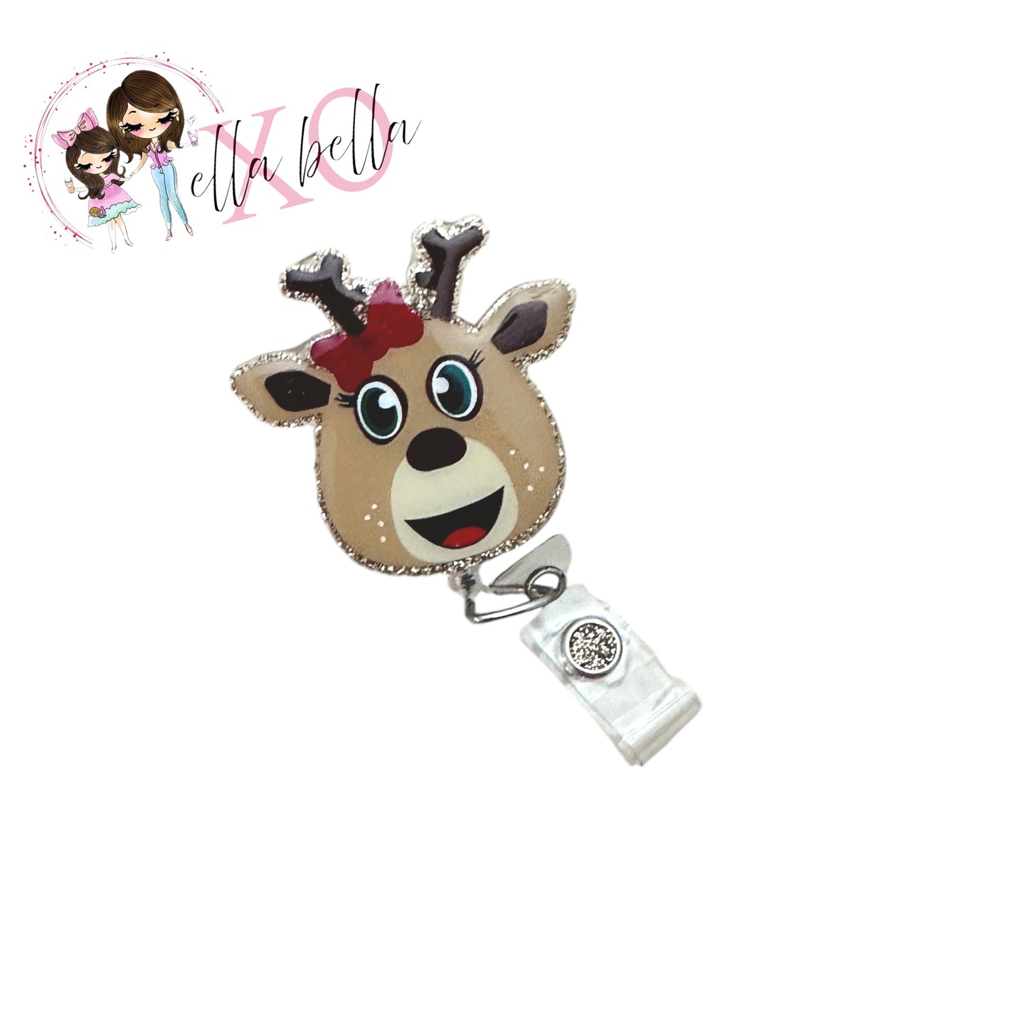 Reindeer Badge Reel