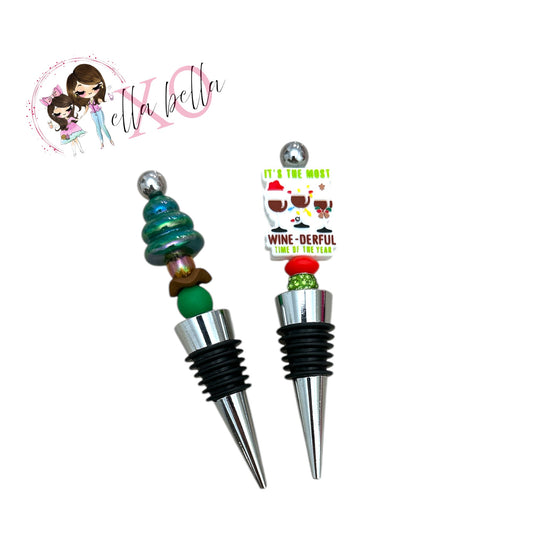 Holiday Wine Stopper