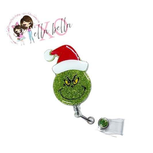 Grinchy Badge Reel