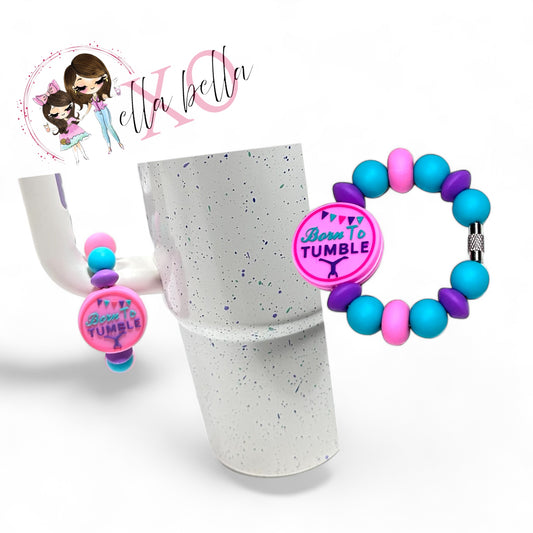 Gymnastics Tumbler Cup Charm