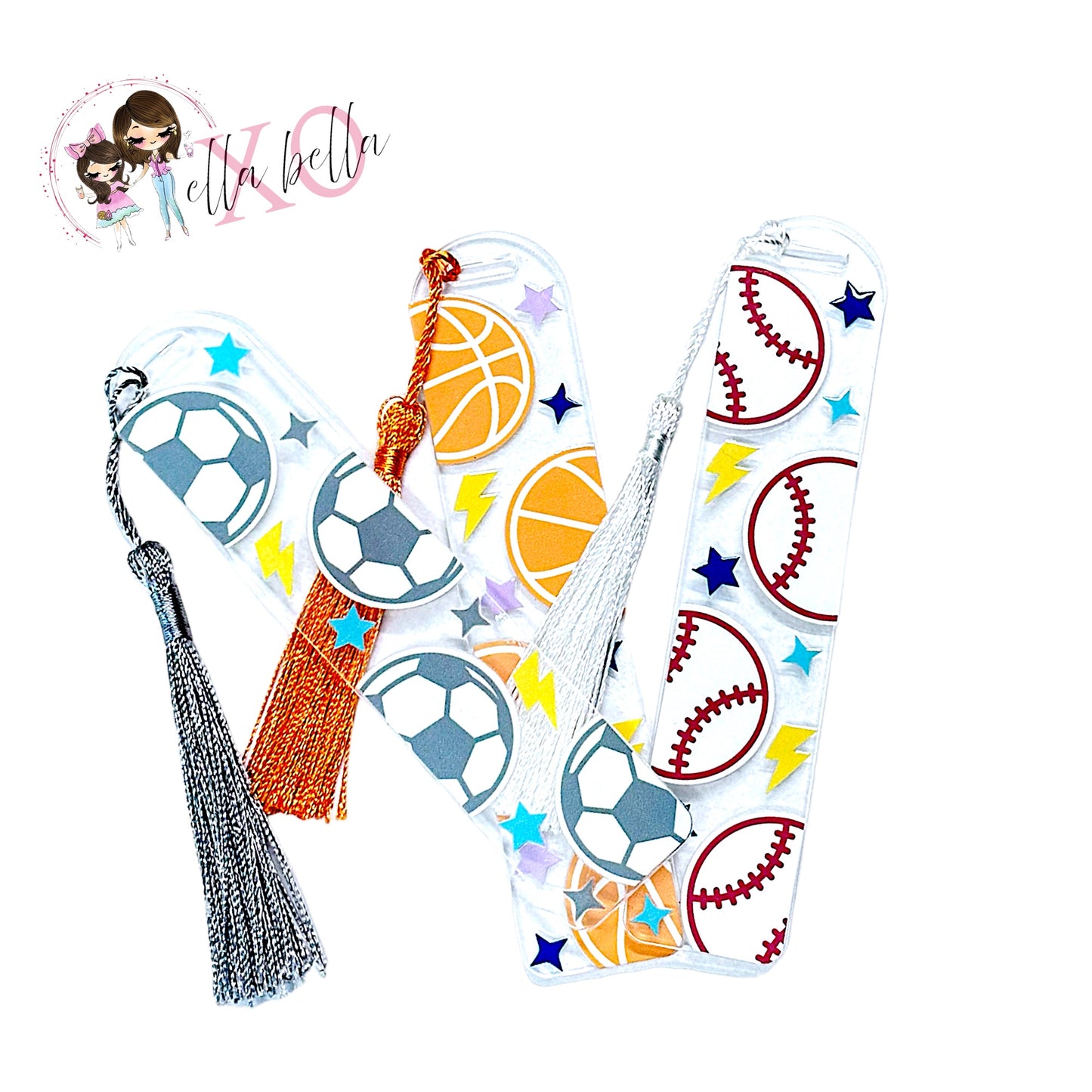 Bookmark Acrylic - Sports