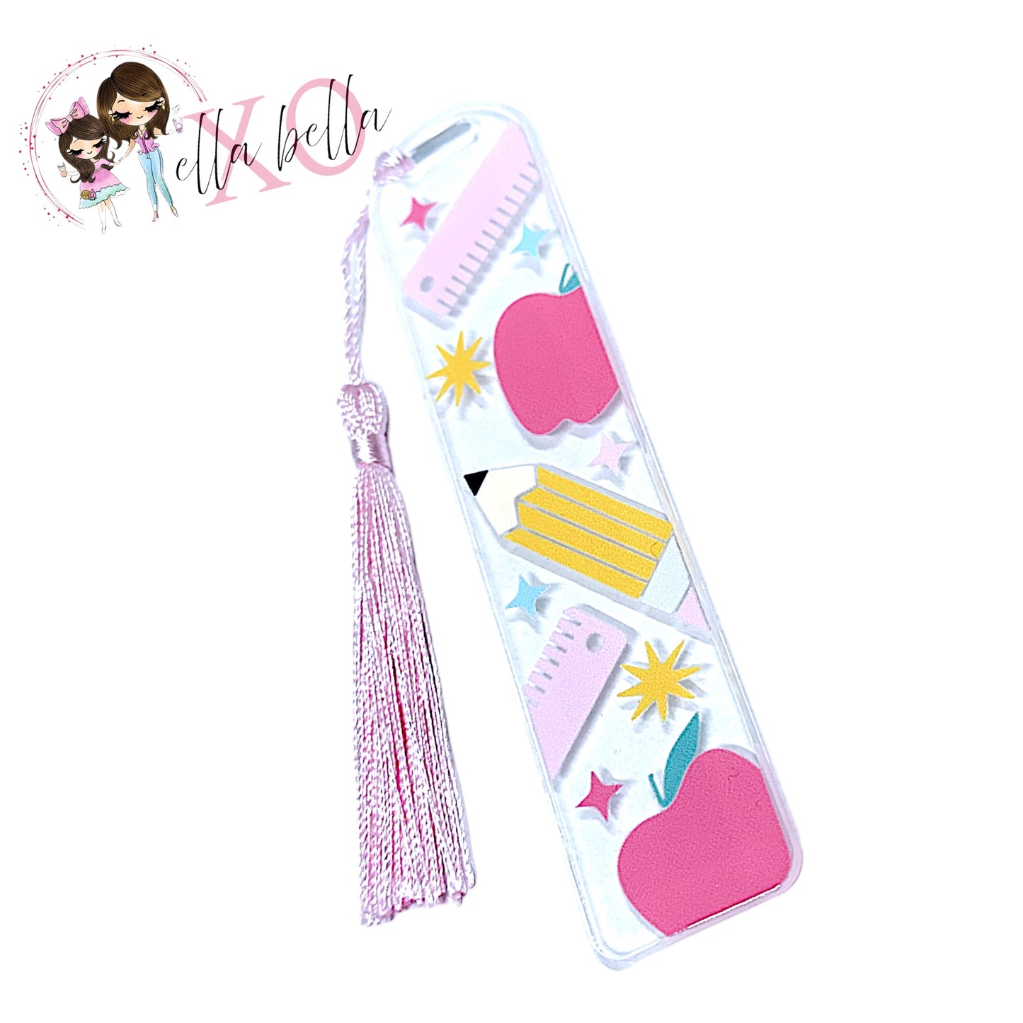 Bookmark Acrylic - Pink Ruler