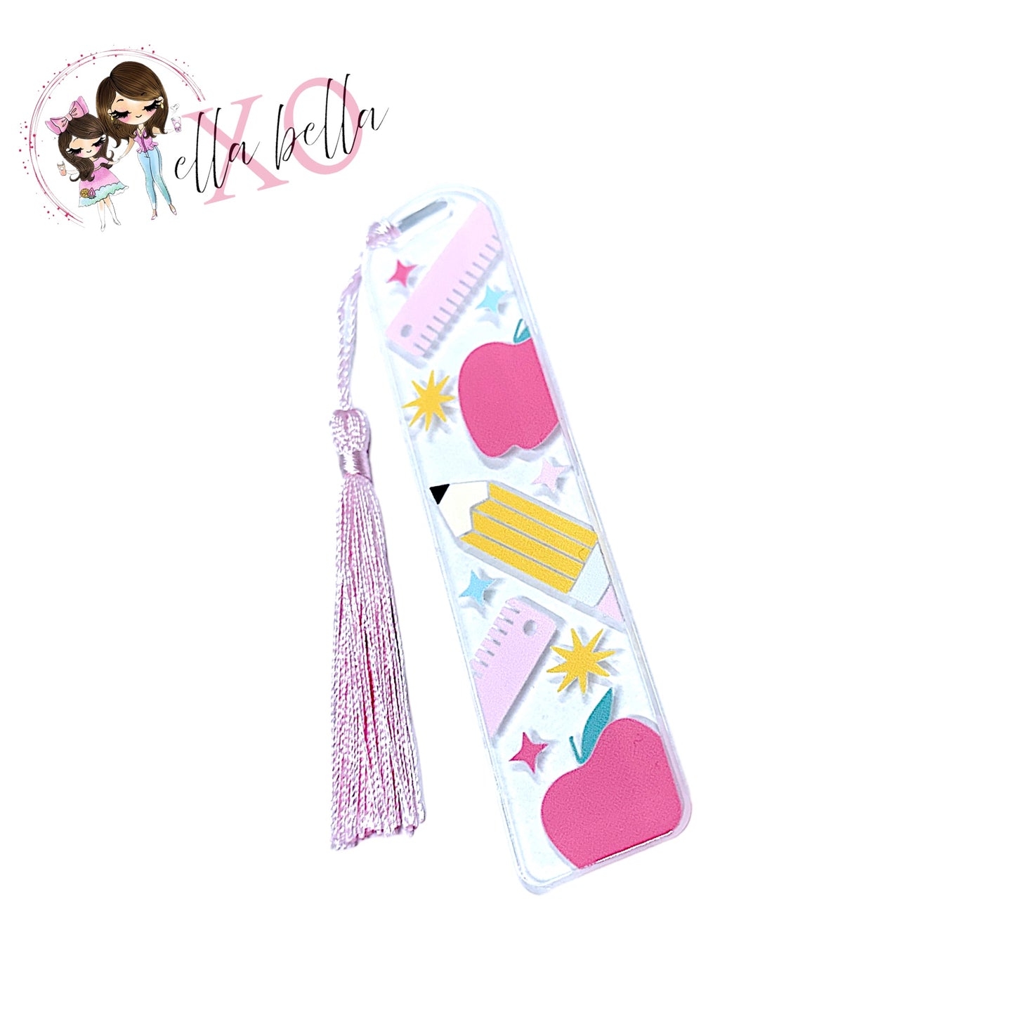 Bookmark Acrylic - Pink Ruler