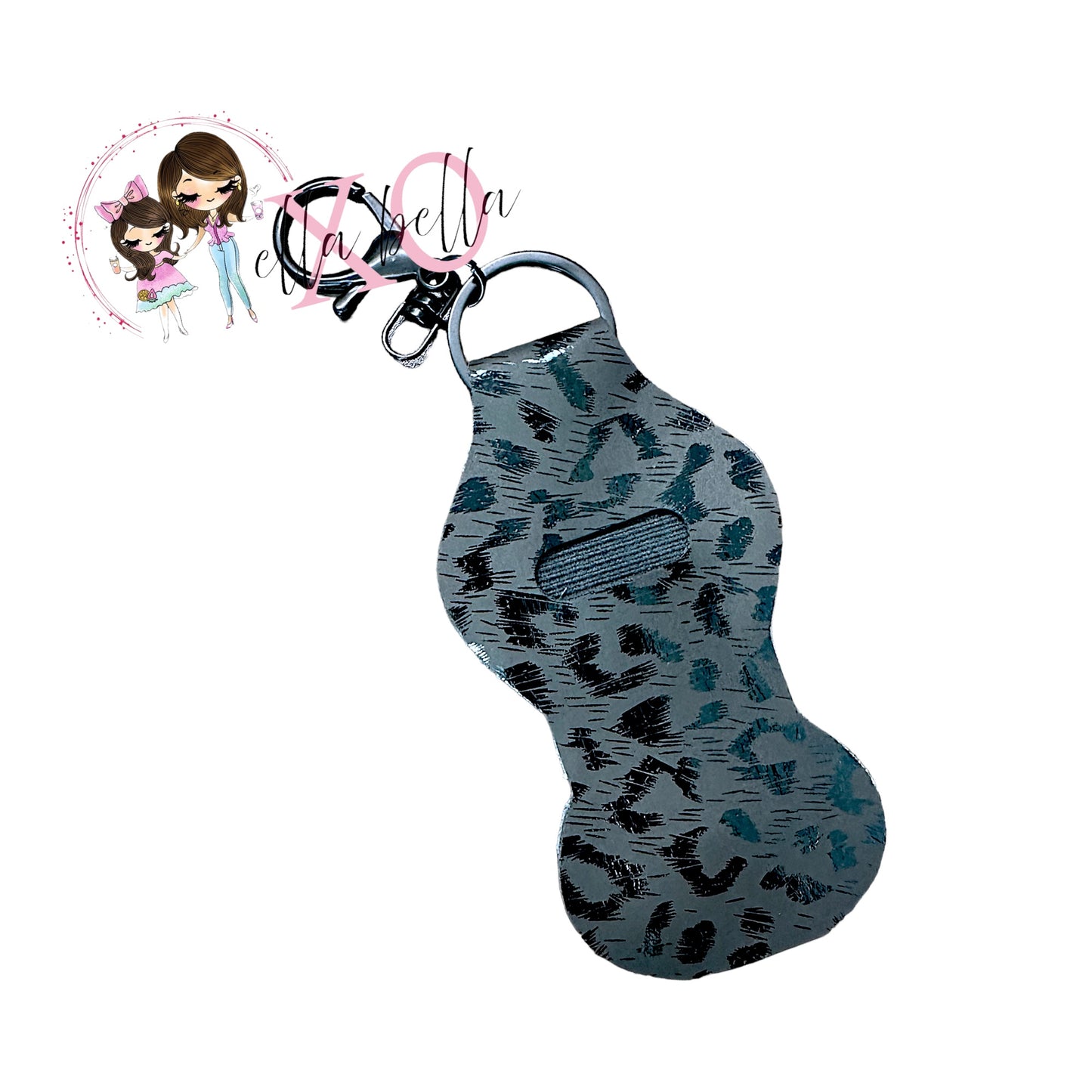 Lip Balm Holder Black Leopard