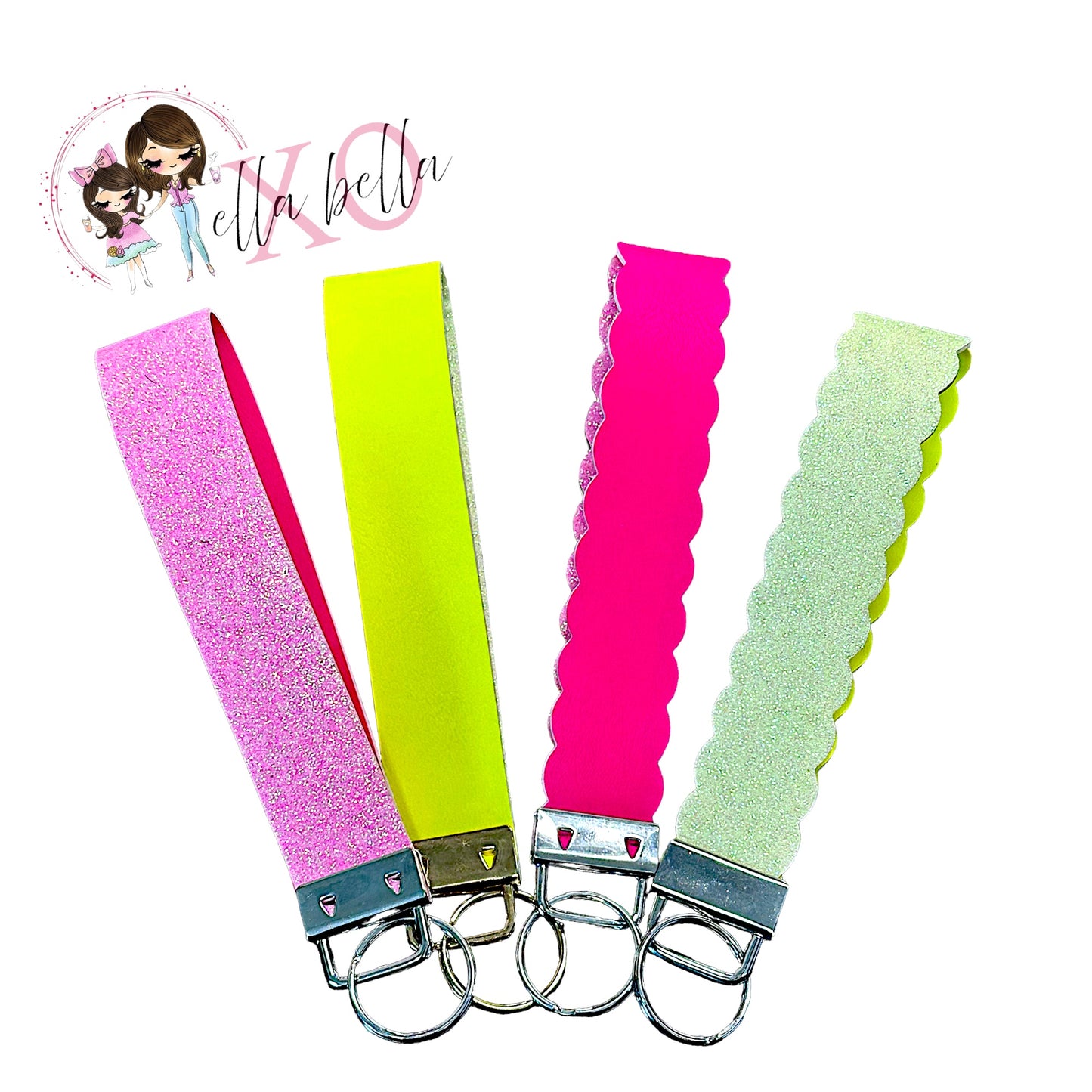 Neon Wristlet/Keychain