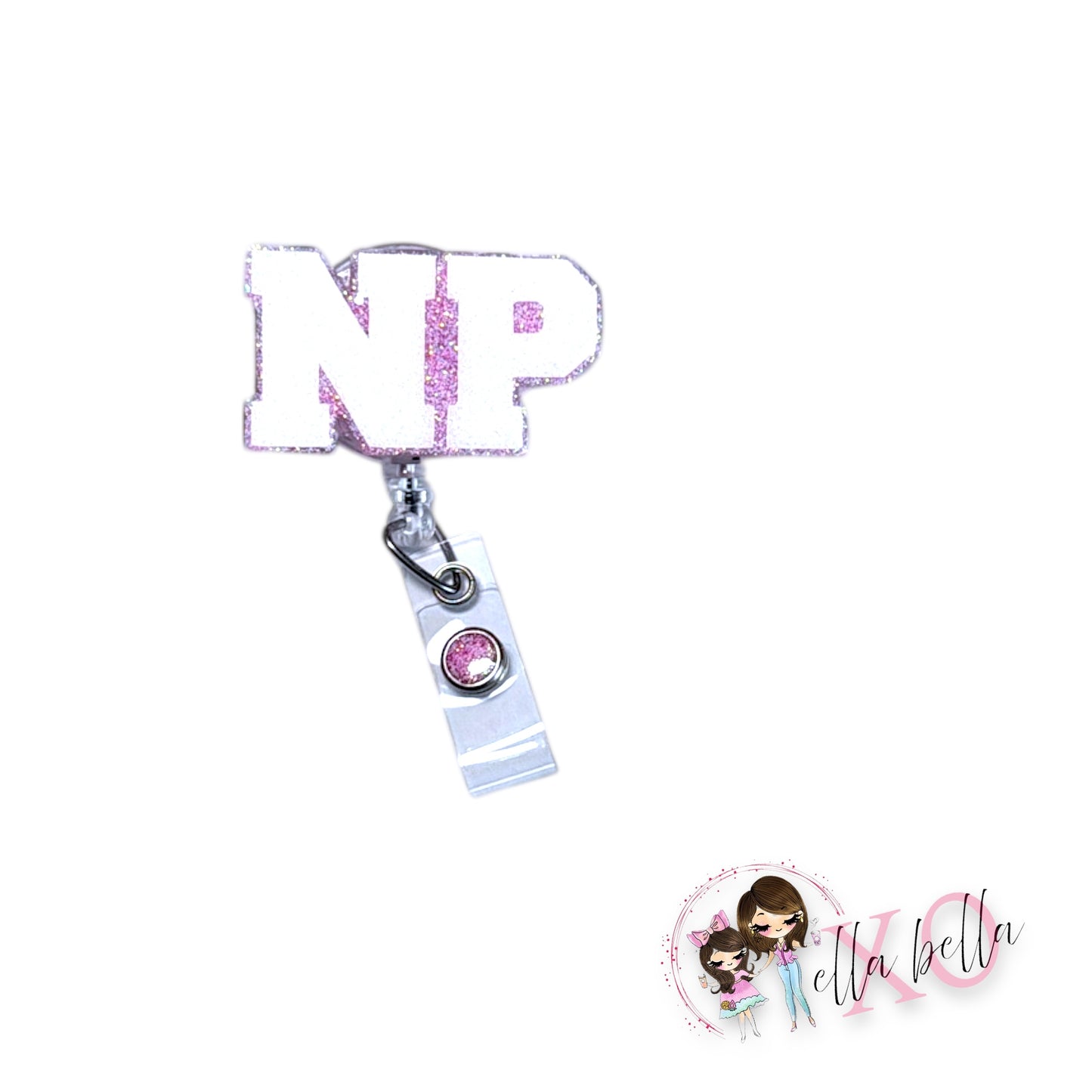 NP Pink Badge Reel