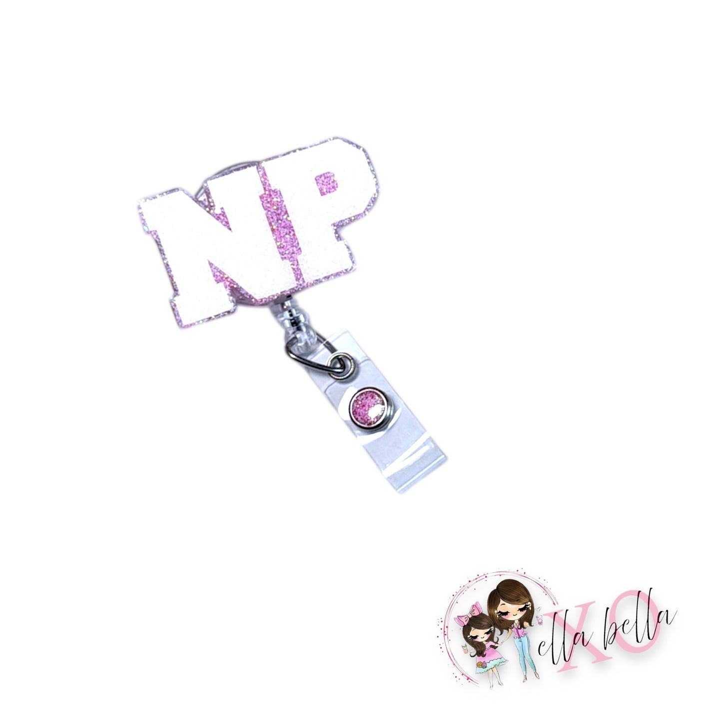 NP Pink Badge Reel